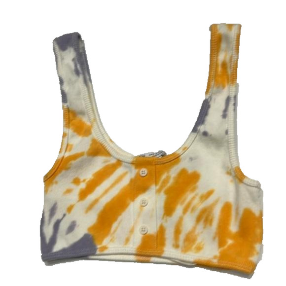 NWOT Zara Women's Tie Dye Bralette Crop Top - Picture 1 of 5